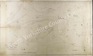 Historic map of Sproxton 1820